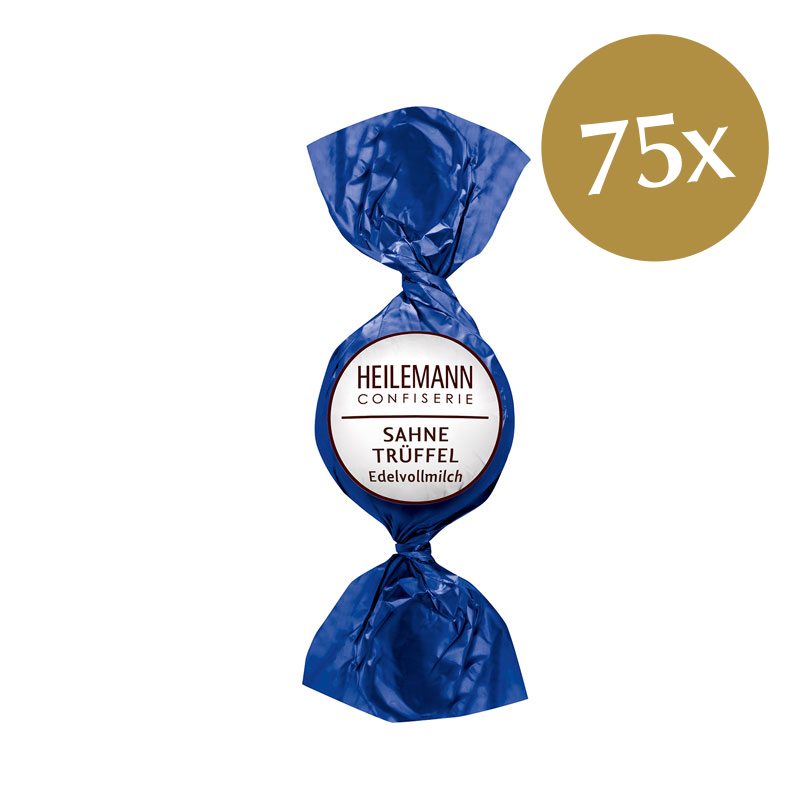 Heilemann Sahne-Trüffel Praliné-Kugel, 75 x 15 g