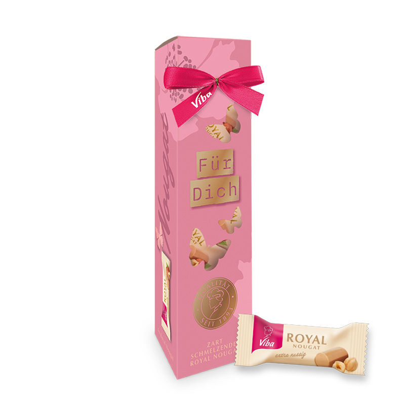 Viba Genusszeit Butterfly gefüllt mit Royal Nougat Minis, 60 g