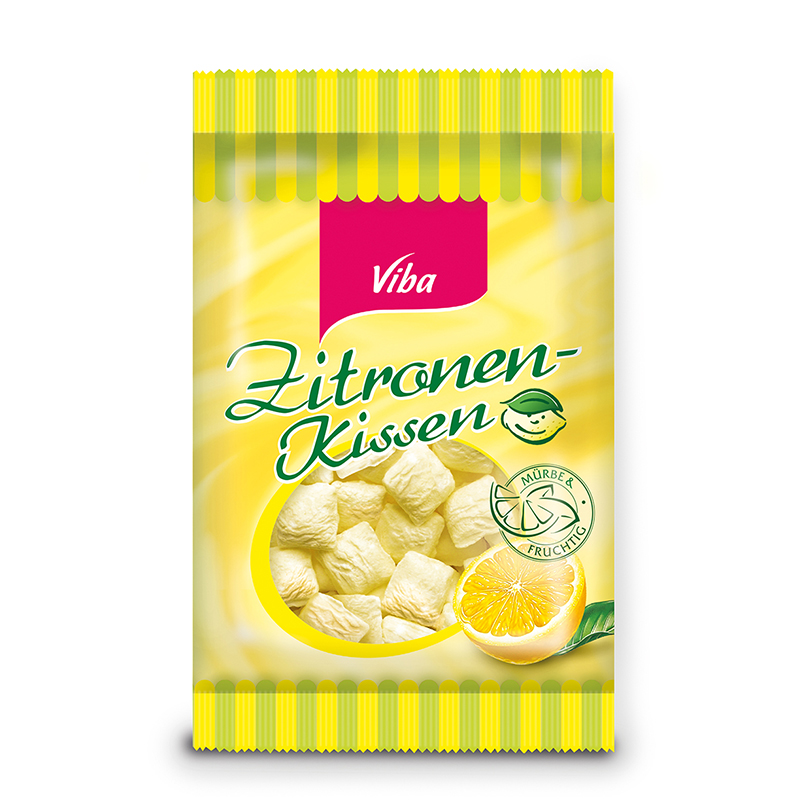 Viba Zuckerkissen Zitronen-Kissen, 90 g