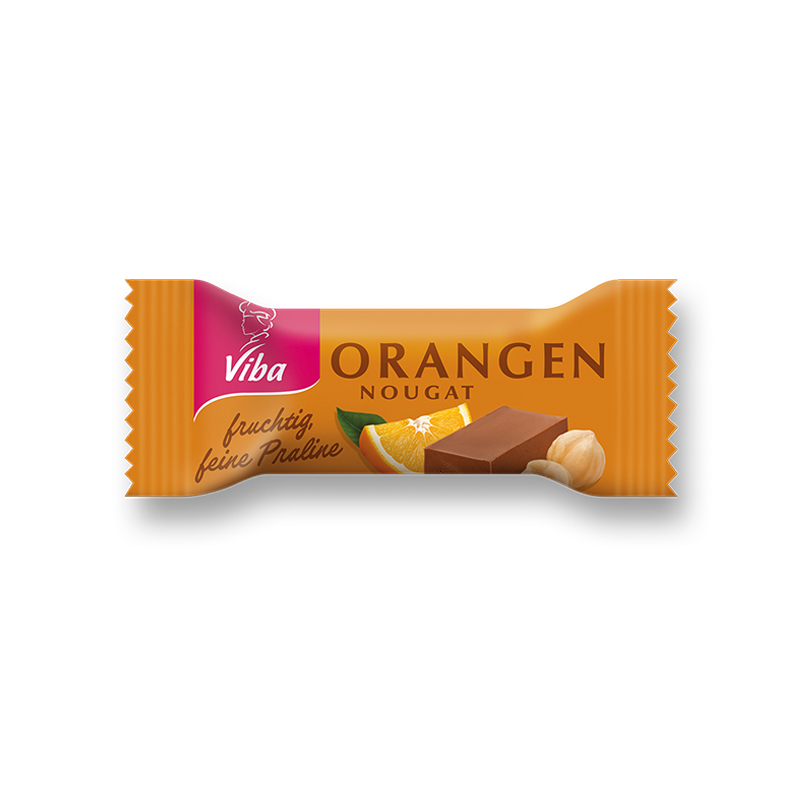 Viba Orangen-Nougat Mini, 10 g