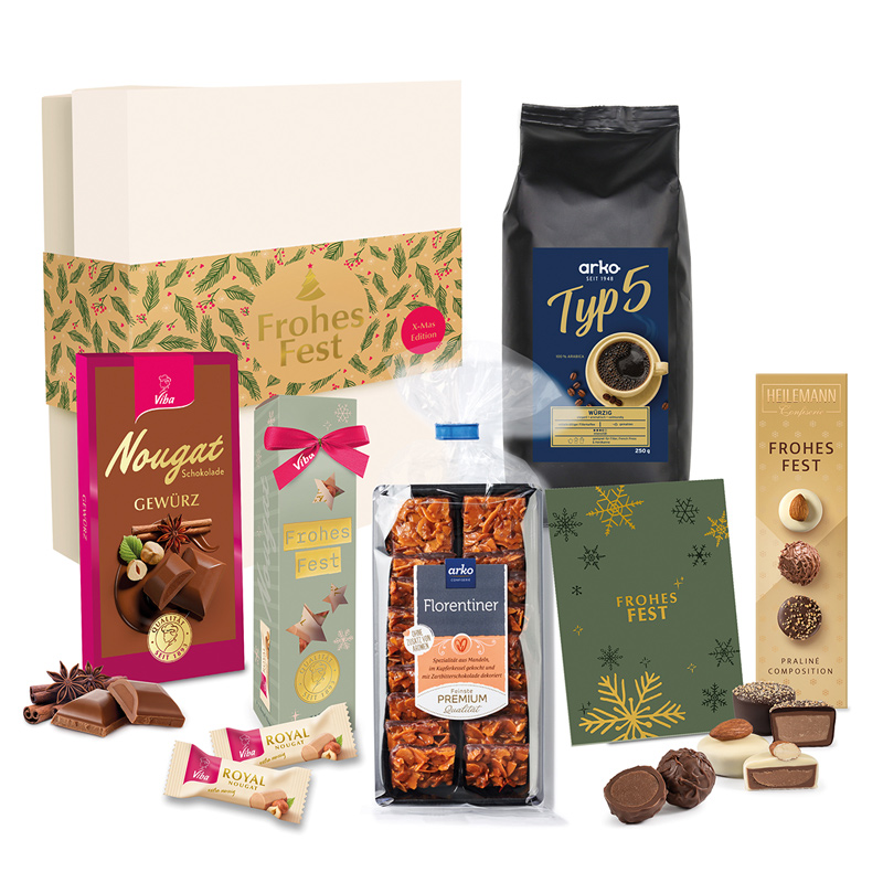 Geschenkbox "Weihnachtsvariation", 560 g