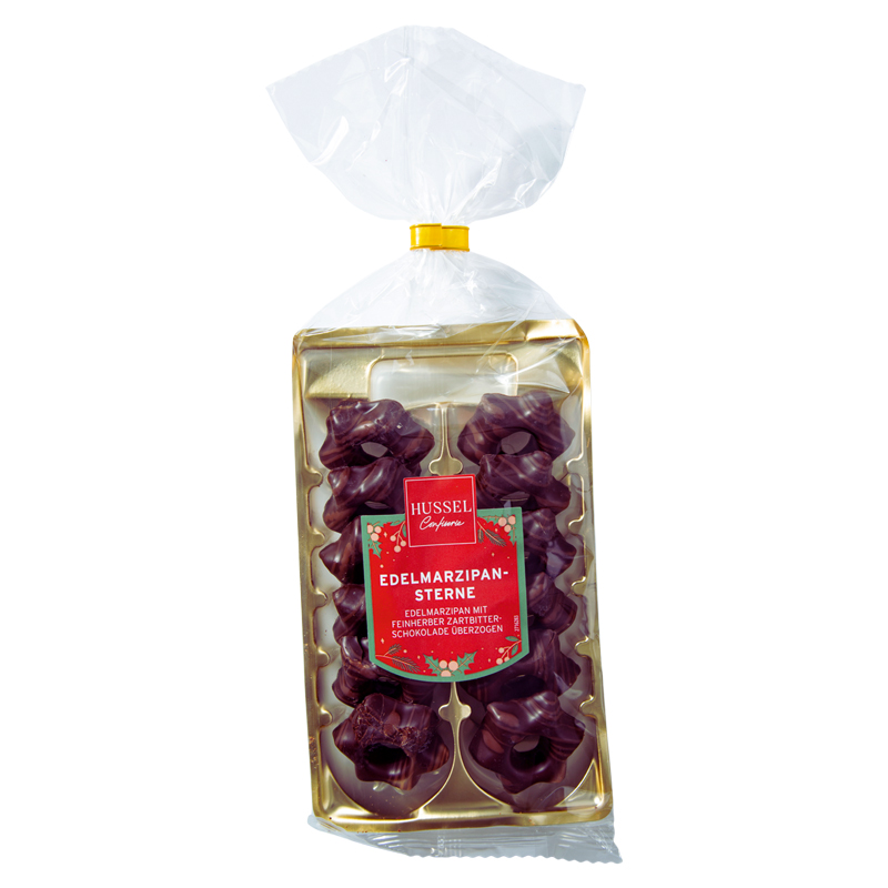 HUSSEL Edelmarzipan-Sterne, 100 g