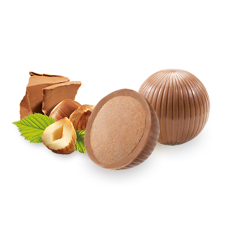 Heilemann Haselnuss-Nougat Schoko-Kugel Edelvollmilch