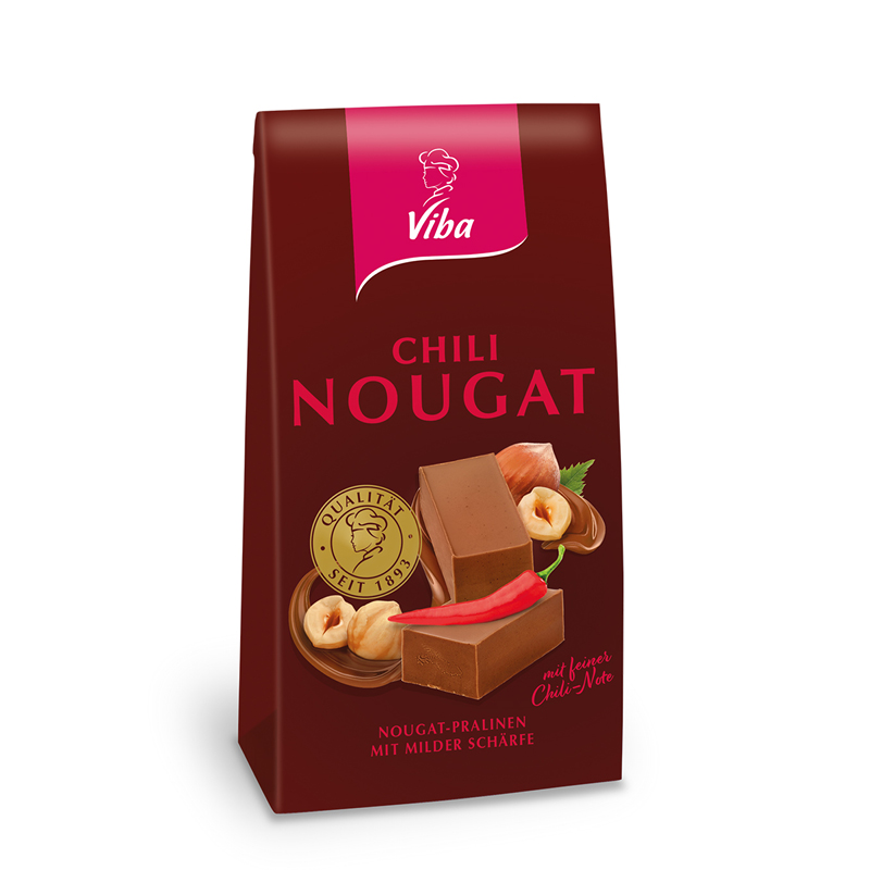 Viba Chili Nougat im Beutel, 100 g