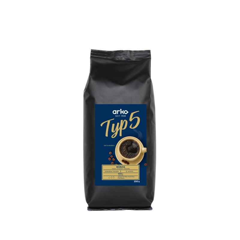 arko Kaffee Typ 5, gemahlen, 250 g