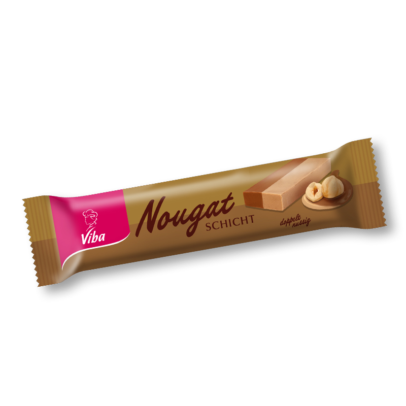 Viba Schicht Nougat Riegel, 75 g