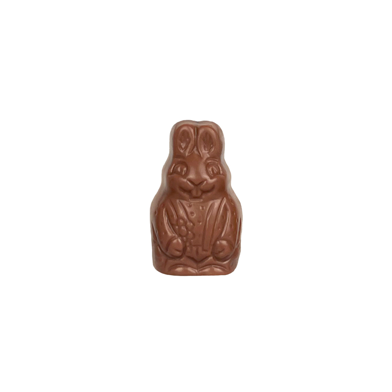 Viba Nougat Schoko Häschen ausgepackt, 10 g