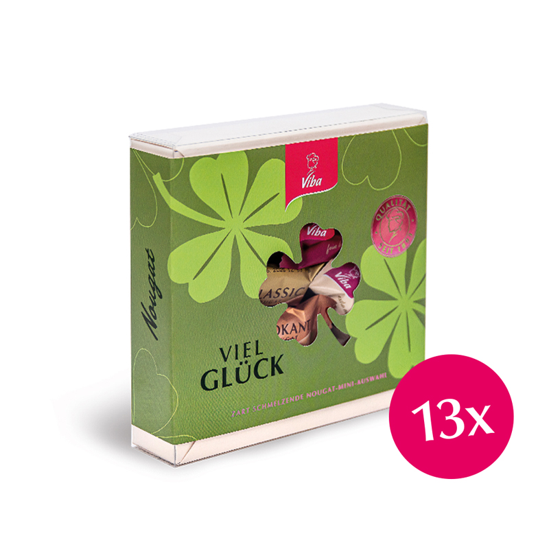 Viba Glücksmomente Geschenkpackung als Vorratskarton, 13 x 120 g