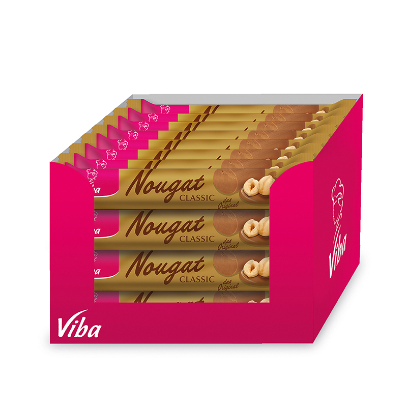Viba Classic Nougat Stange im Vorratspack, 40 x 50 g