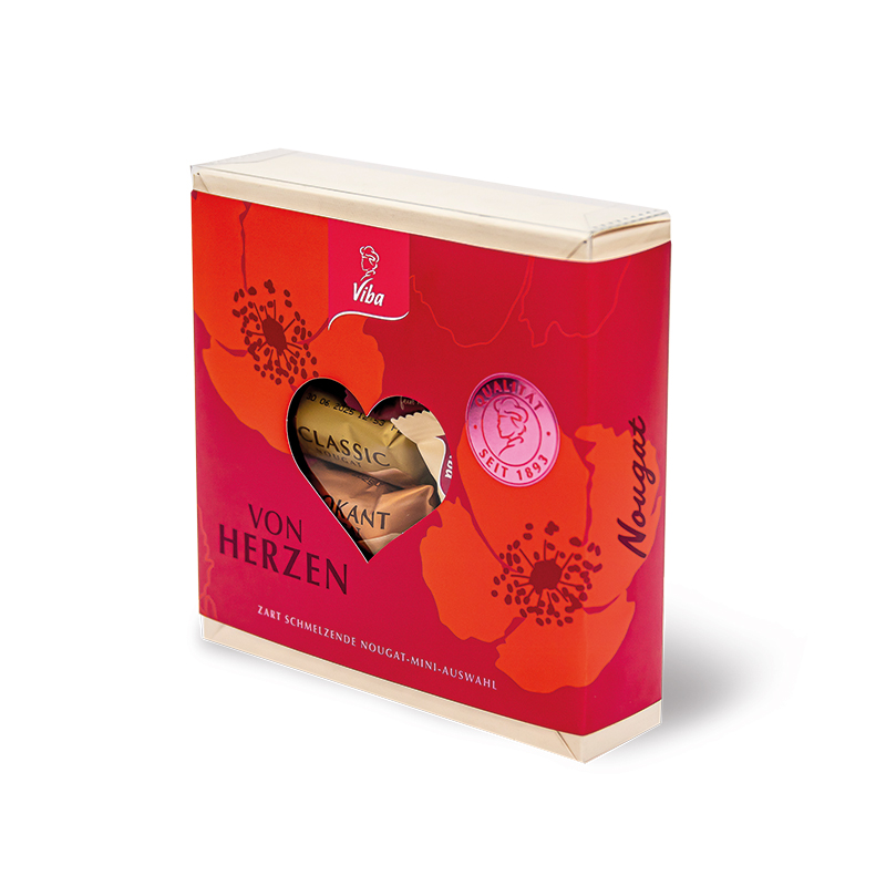 Viba Herzensfreude Geschenkpackung, 120 g - Von Herzen Präsent