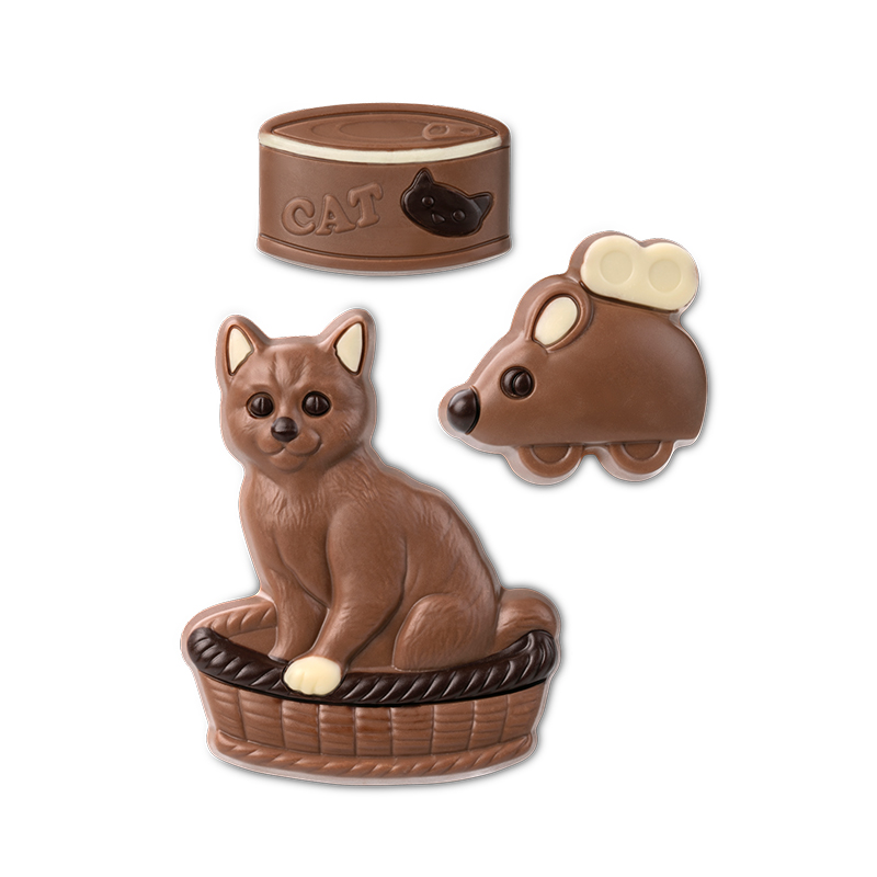 Heilemann Geschenkpackung Katze - Figuren Katze, Maus, Katzenfutter