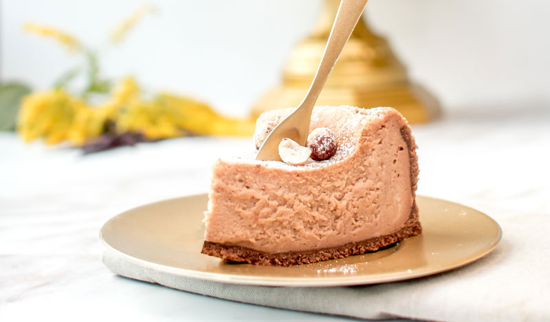 Nougat-Cheesecake