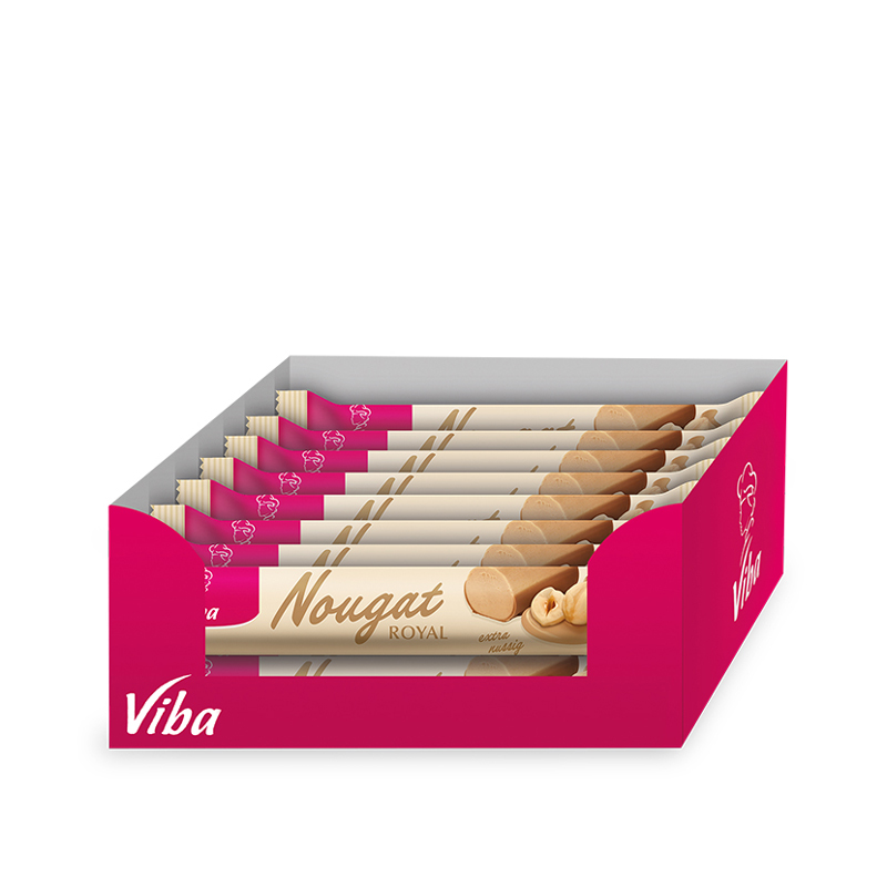 Viba Royal Nougat Stange im Vorratspack, 16 x 45 g
