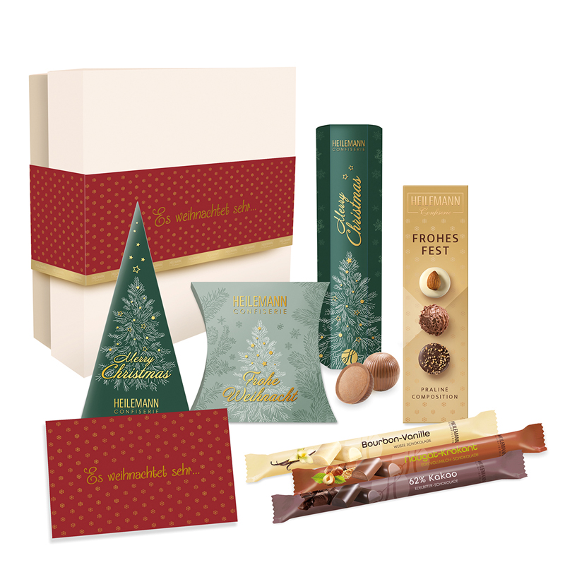 Heilemann Geschenkbox "Merry Christmas", 376 g