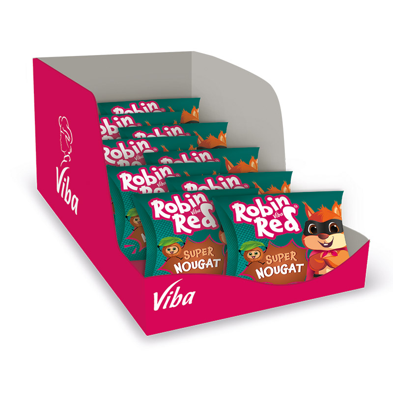 Viba Robin Red Schicht-Nougat Kissenschachtel im Vorratspack, 15 x 50 g