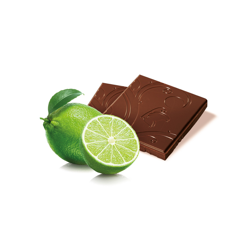 Sommer-Schokolade fresh LIME Stückchen