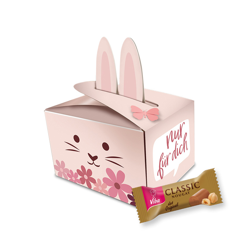 Viba Lola Langohr gefüllt mit Classic Nougat Minis, 20 g