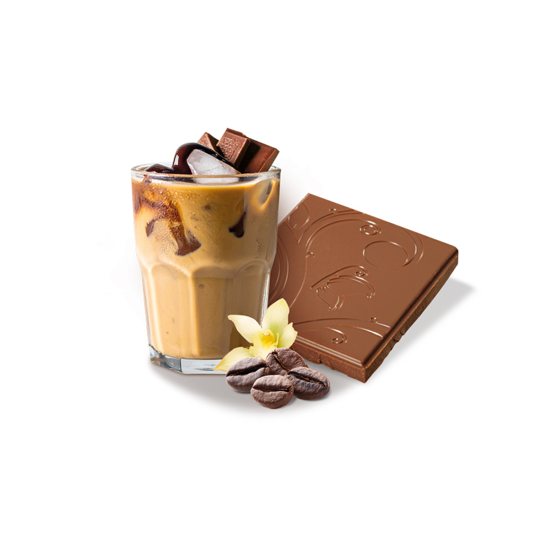 Edelvollmilch-Schokolade Eiskaffee