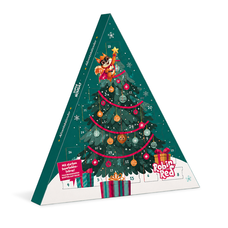 Viba Adventskalender "Robin Reds Weihnachtsmission", 230 g