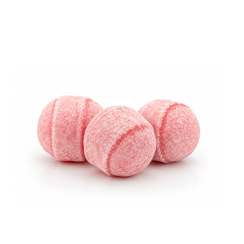 „Kicherkugeln“ Himbeer-Brause-Bonbons