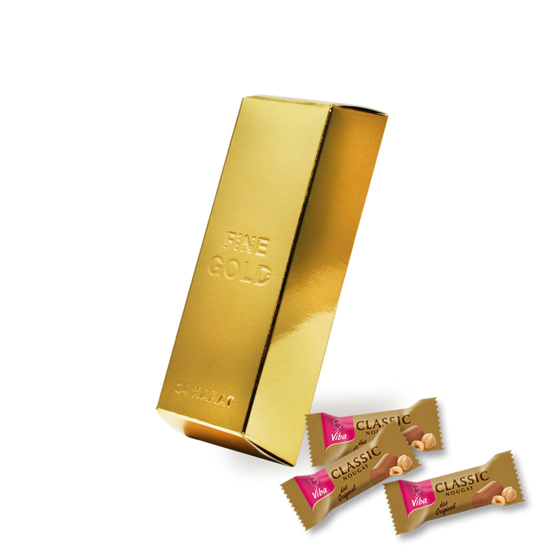 Viba Goldbarren gefüllt mit 6 Classic Minis
