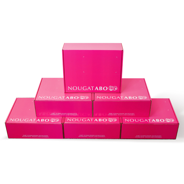 Viba Nougat-Abo mit 6 Boxen, ganzjährig alle 2 Monate eine neue Box