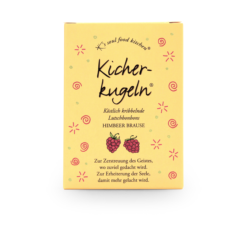 „Kicherkugeln“ Himbeer-Brause-Bonbons - kribbelnd
