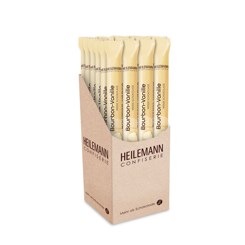 Heilemann Stick Bourbon-Vanille weiße Schokolade, 24 x 40 g