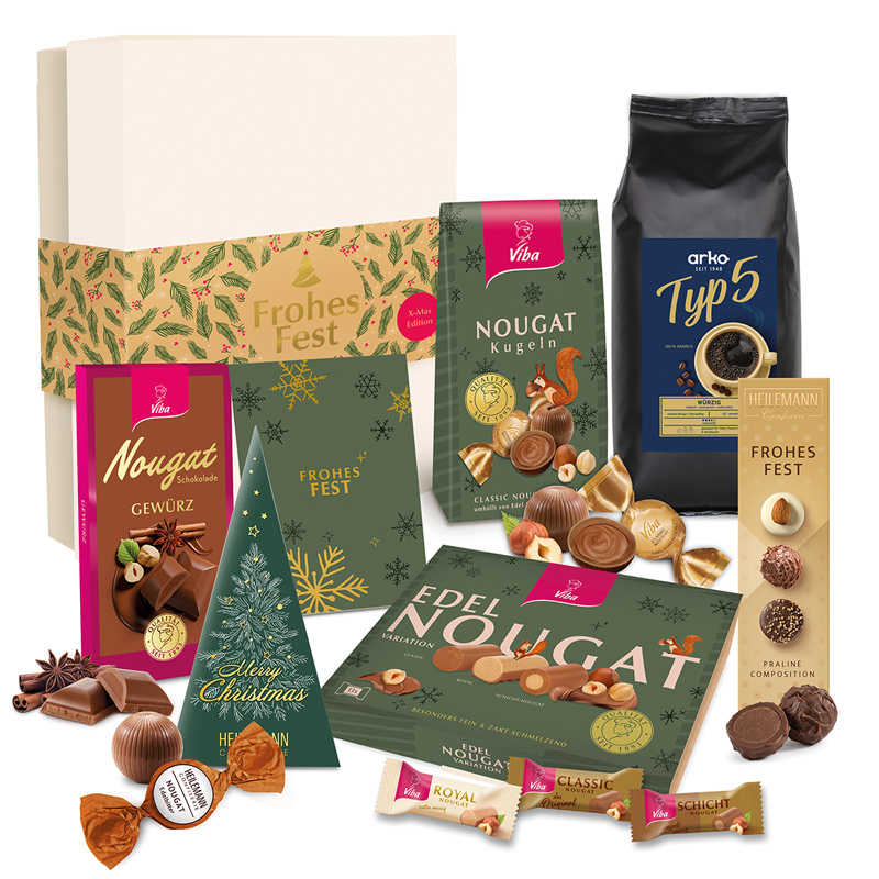 Geschenkbox "Große Weihnachtsvielfalt", 725 g