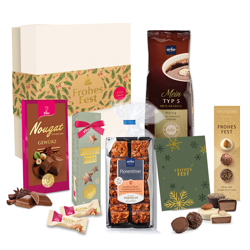 Geschenkbox "Weihnachtsvariation", 560 g