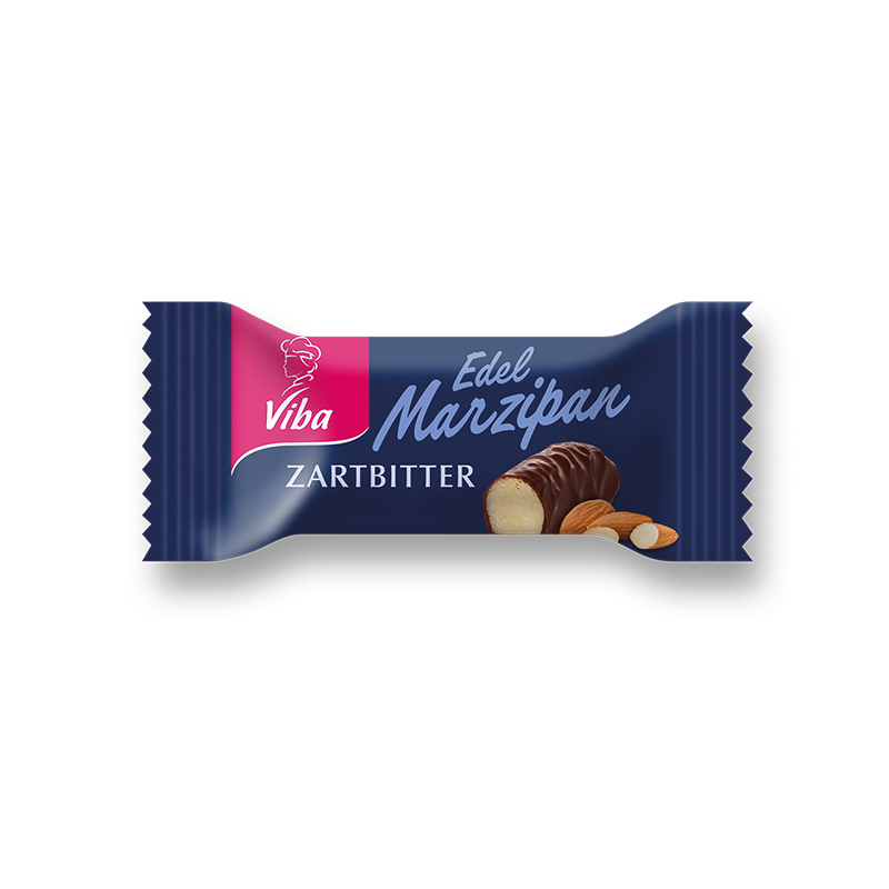 Viba Edel Marzipan Mini von Zartbitter-Schokolade umhüllt, 10 g