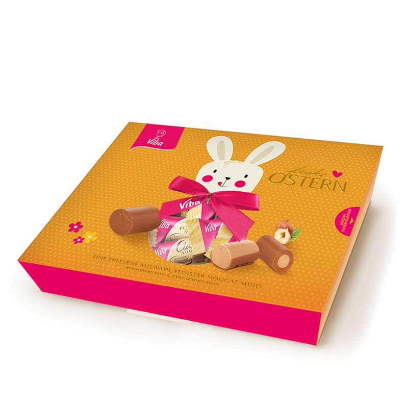 Viba Nougat Variation Schleck gefüllt mit verschiedenen Nougat Minis, 130 g