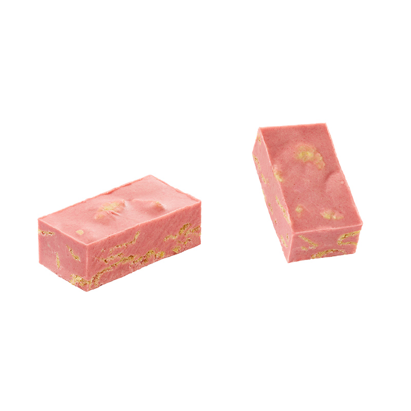 Viba Himbeer-Nougat Mini mit Knusperflakes ausgepackt