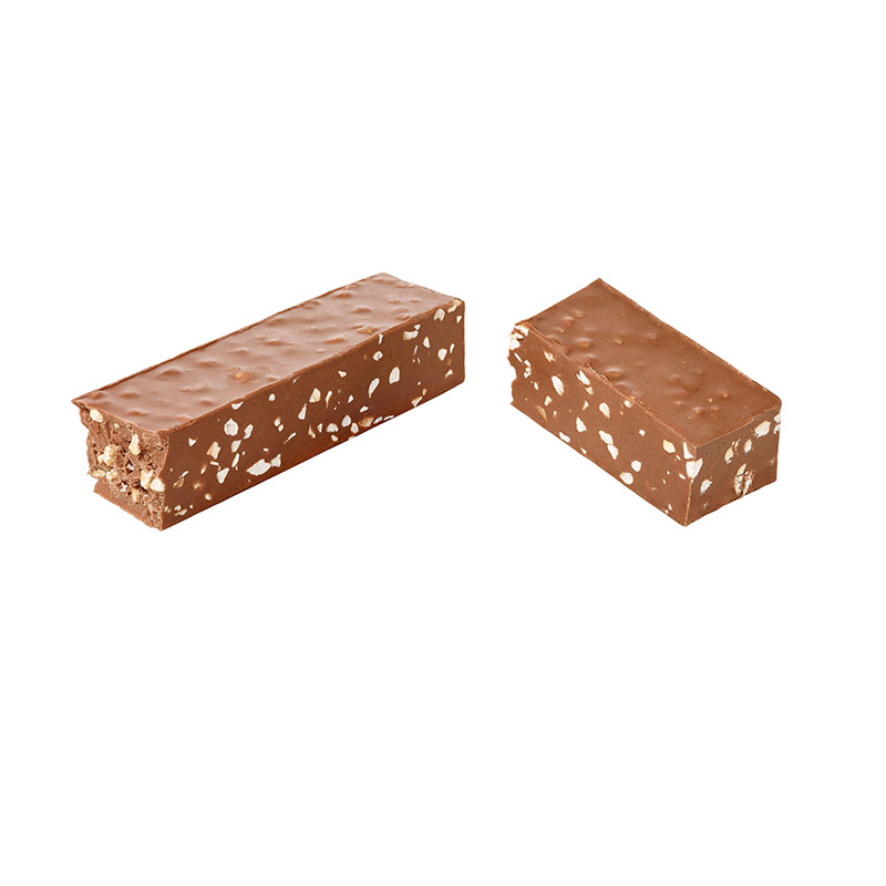 Nougolade Nougat Riegel mit Haselnuss-Stückchen