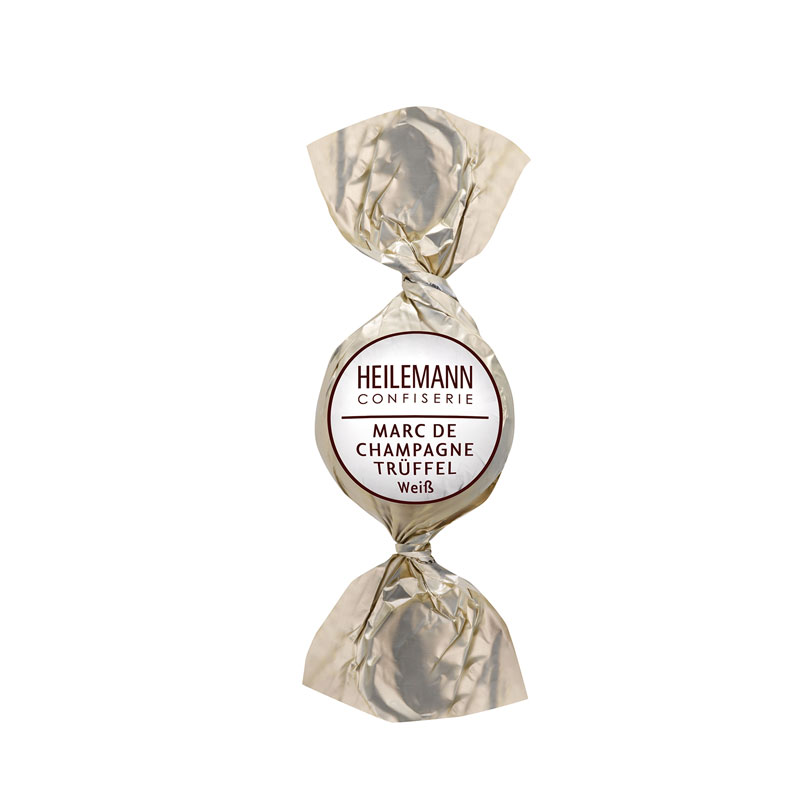 Heilemann Marc de Champagne-Trüffel Praliné-Kugel, 15 g