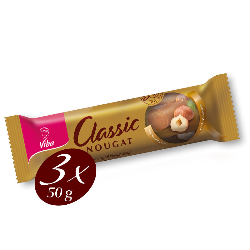 Viba Classic Nougat Stangen im 3er Pack