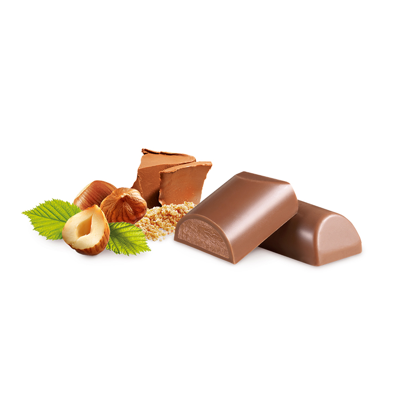 Heilemann Stick Nougat-Krokant Edelvollmilch-Schokolade, 40 g - Stücke