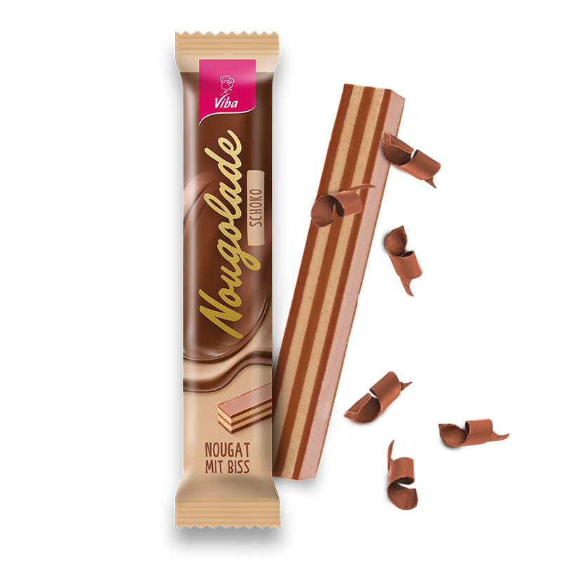 Viba Nougolade Nougat Riegel Schoko, 35 g