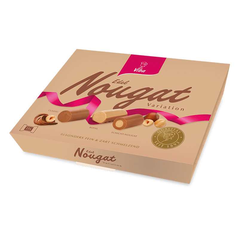 Viba Edel Nougat Variation gefüllt mit Nougat Minis