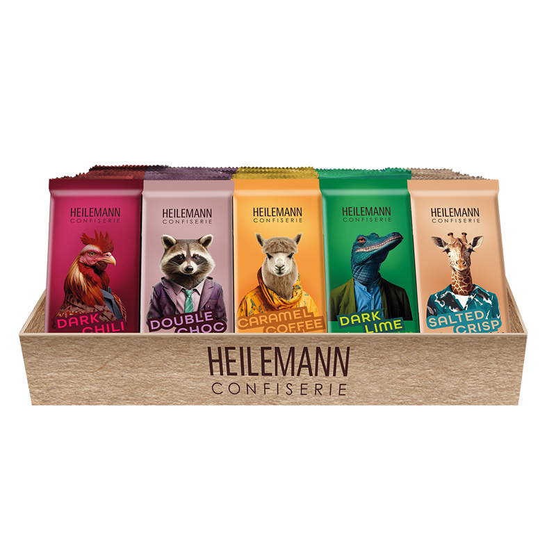 Heilemann "maskedchocolate" Mix-Karton, 70 x 37 g