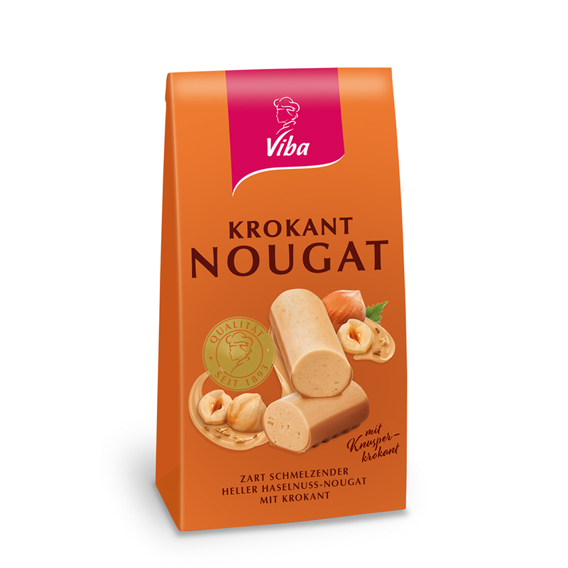 Viba Krokant Nougat Minis im Beutel, 100 g
