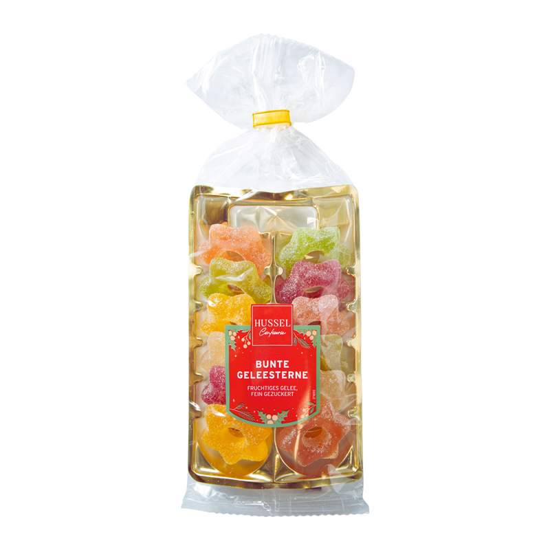 HUSSEL Bunte Geleesterne, 150 g