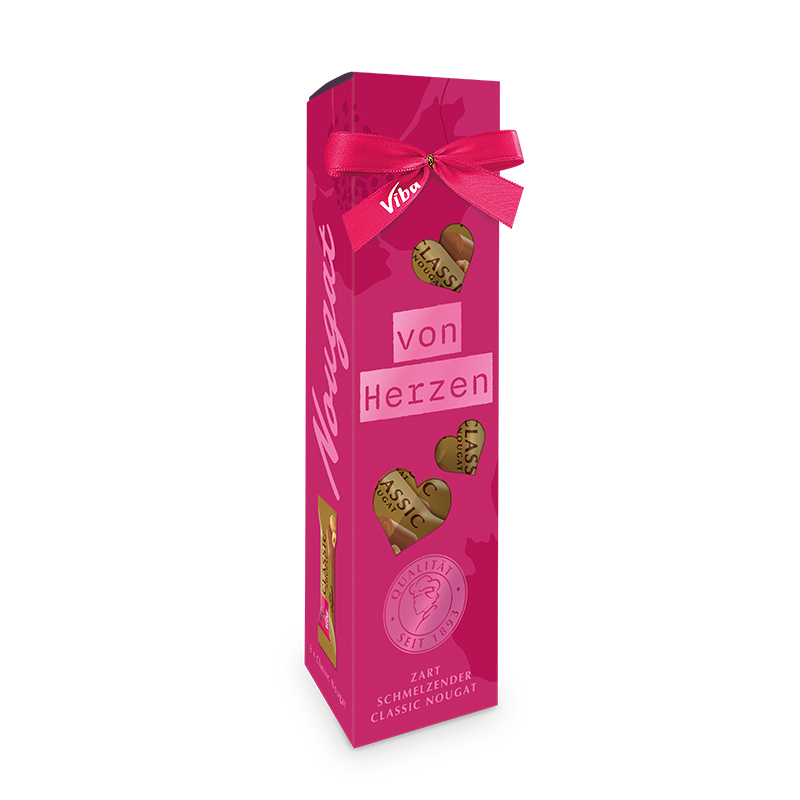 Viba Genusszeit Geschenkpackung „Von Herzen“ Präsent, 60 g