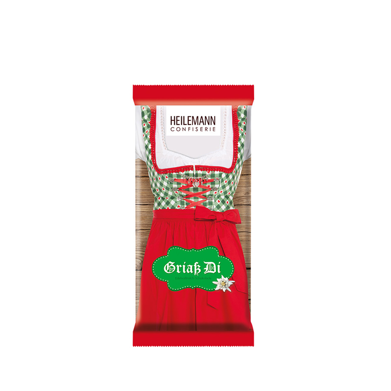 Heilemann Oktoberfest Tafelschokolade Dirndl, 37 g